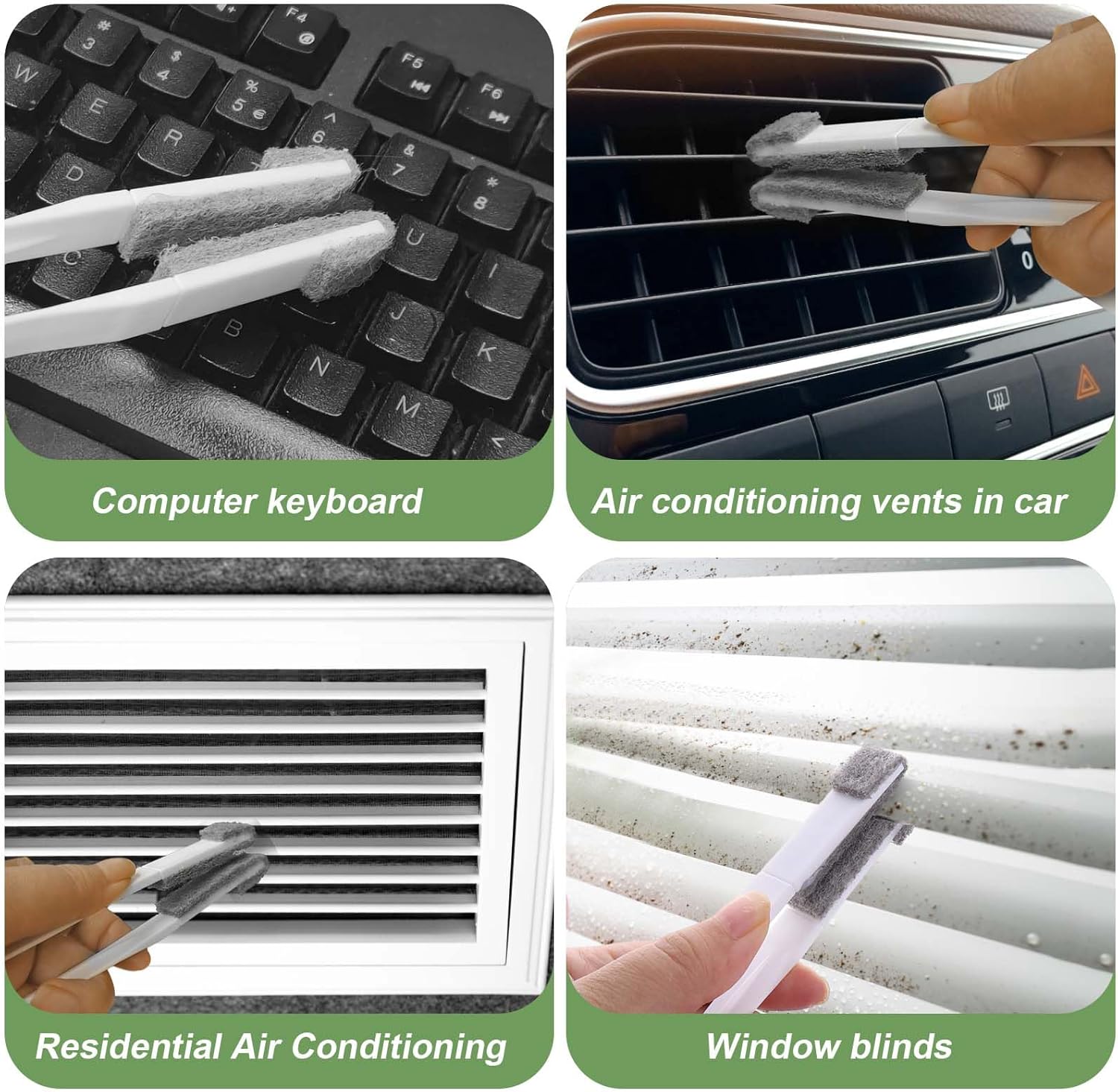 Limpiador de persianas para persianas, equipo de lavado para persianas de ventana, ventilador de techo, rejillas de ventilación de coche y aire