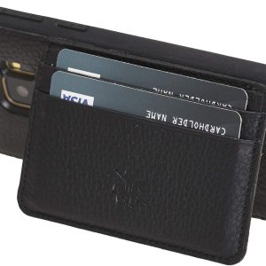 Venito Pisa – Funda de piel con soporte para Samsung Galaxy S9+ Plus, color negro Venito Pisa – Funda de piel con soporte para Samsung Galaxy S9+ Plus, color negro