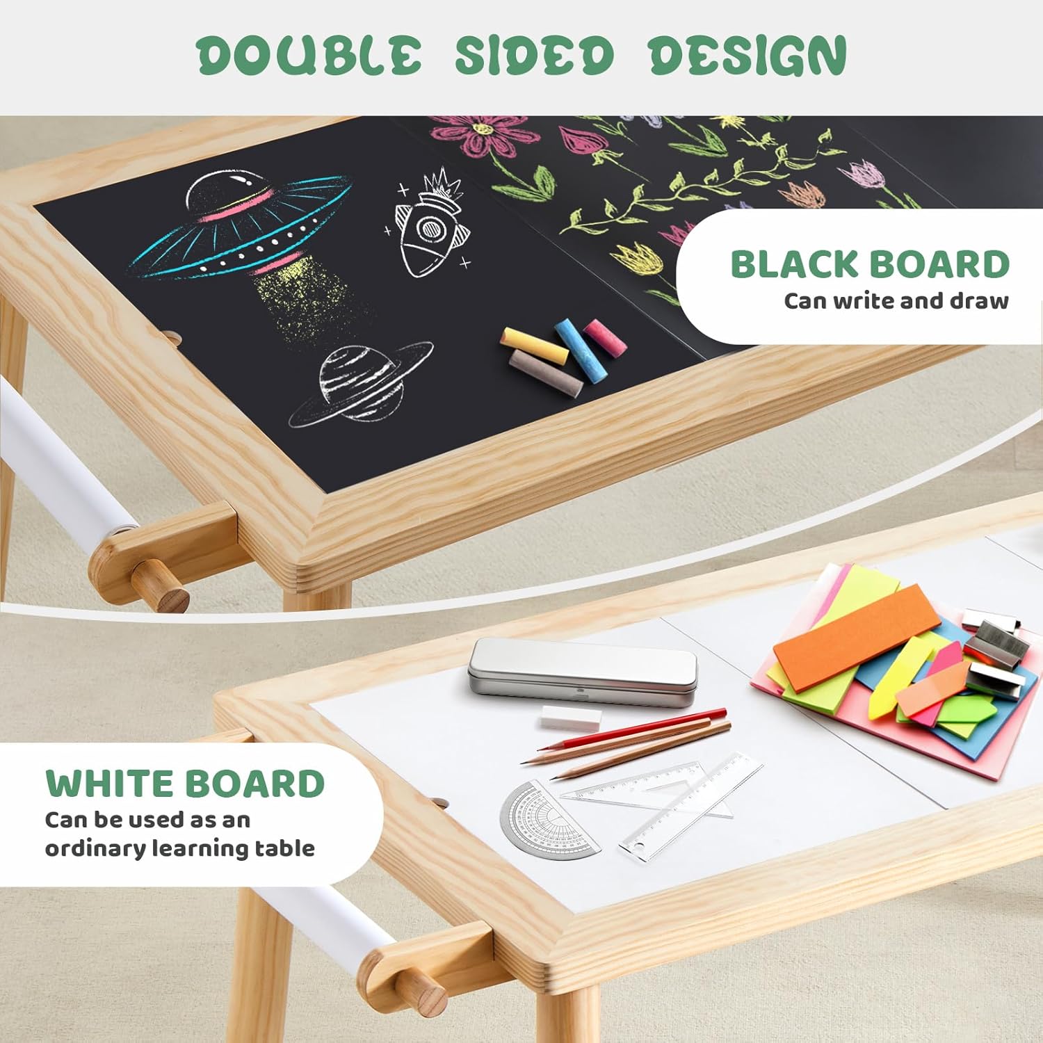 Beright Mesa infantil 5 en 1, mesa sensorial para interiores de arena de juego, mesa de dibujo para niños con rollo de papel y vasos de pintura, no