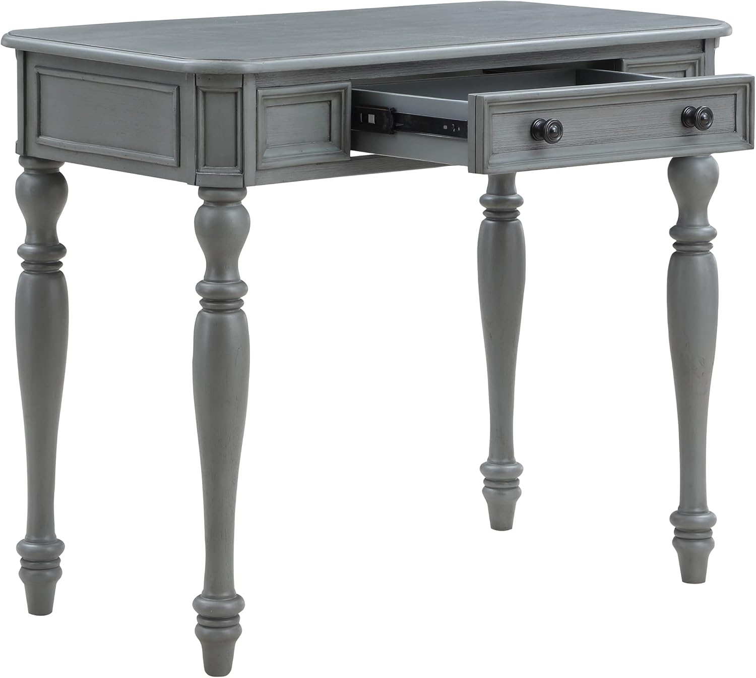 OSP Home Furnishings Country Meadows – Escritorio de 36 pulgadas con cajón, color gris plantación