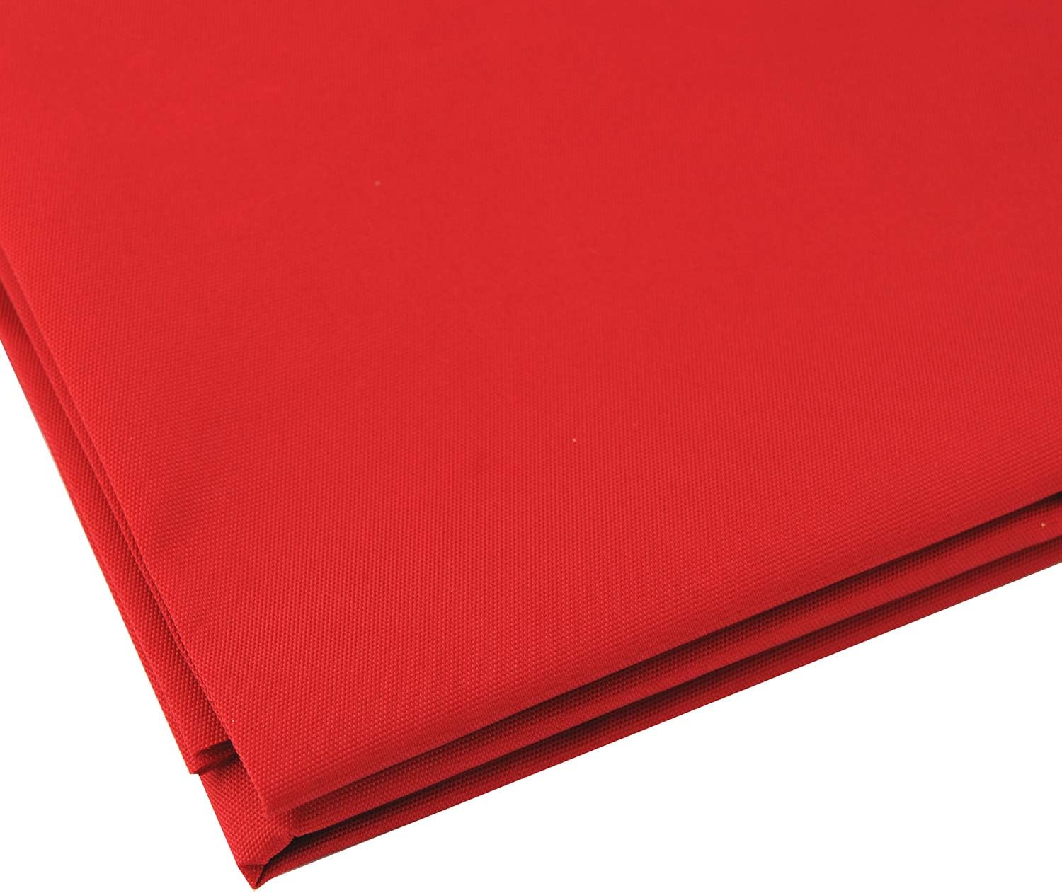 Tela impermeable de lona de 6 onzas y 58 pulgadas de ancho por yarda (rojo, 1 yarda)