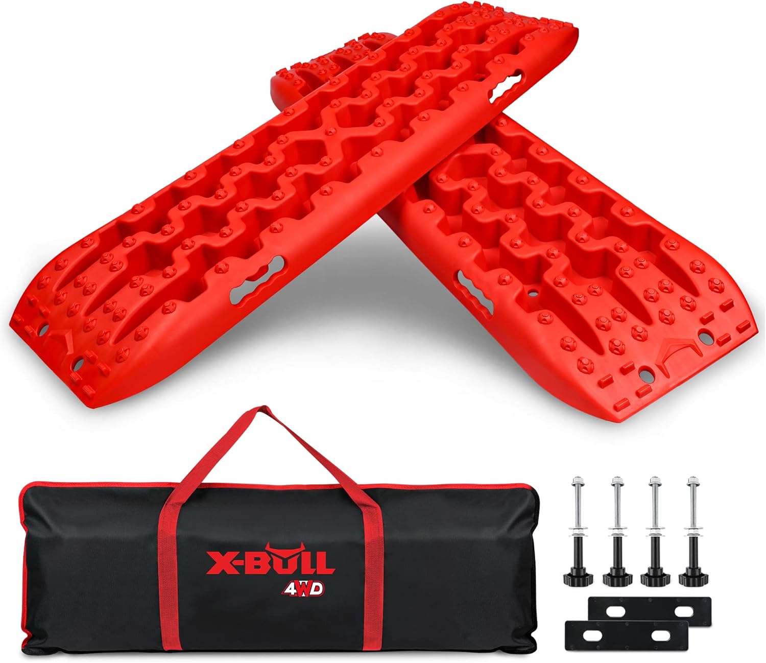 X-BULL – Escalera para neumáticos de carreras de recuperación de arena, barre nieve, 4 WD