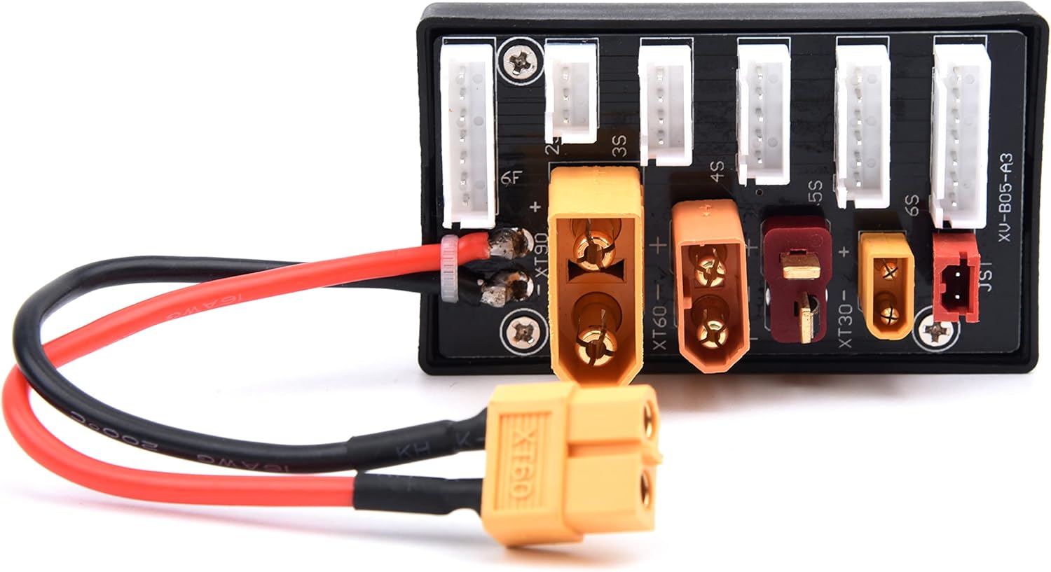 Readytosky XT30 XT60 XT90 JST T Conector Lipo Batería Multi Cargador 2-6S Lipo Batería Junta de carga paralela para Imax B6 B6AC IDST Q6 Lite