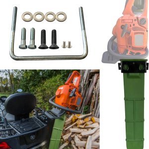 C CLINK Soporte universal para motosierra para tractor de 20 pulgadas, soporte de motosierra para tractor, compatible con tractores, ATV, UTV, C CLINK Soporte universal para motosierra para tractor de 20 pulgadas, soporte de motosierra para tractor, compatible con tractores, ATV, UTV,