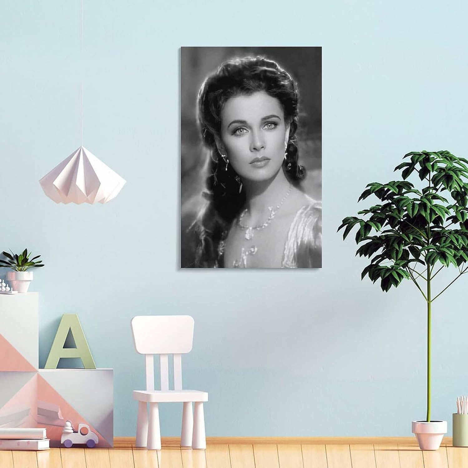 Vivien Leigh – Póster conmemorativo de actriz de cine famosa, 30 regalos, lienzo de pintura, arte de pared, impresiones de cuadros decorativos,