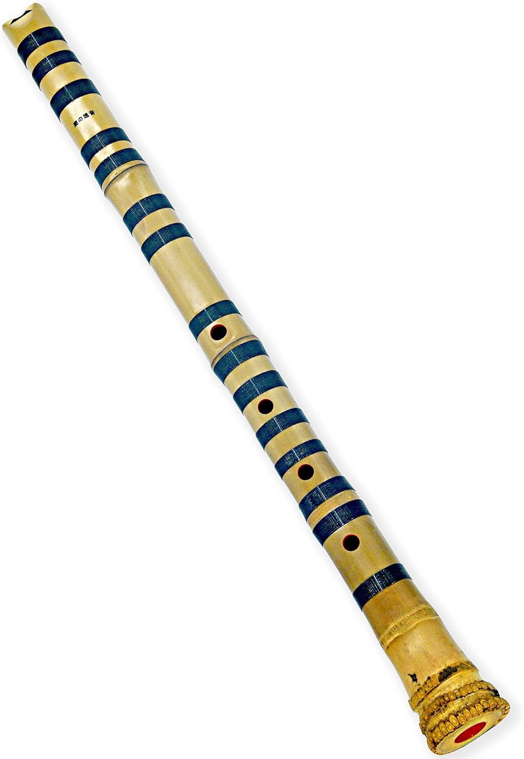Flauta pentatónica Shakuhachi con raíz de campana natural. KINKO-ryu 2.0 pies, 26.2 pulgadas Clave de C, calidad profesional, toca todas las
