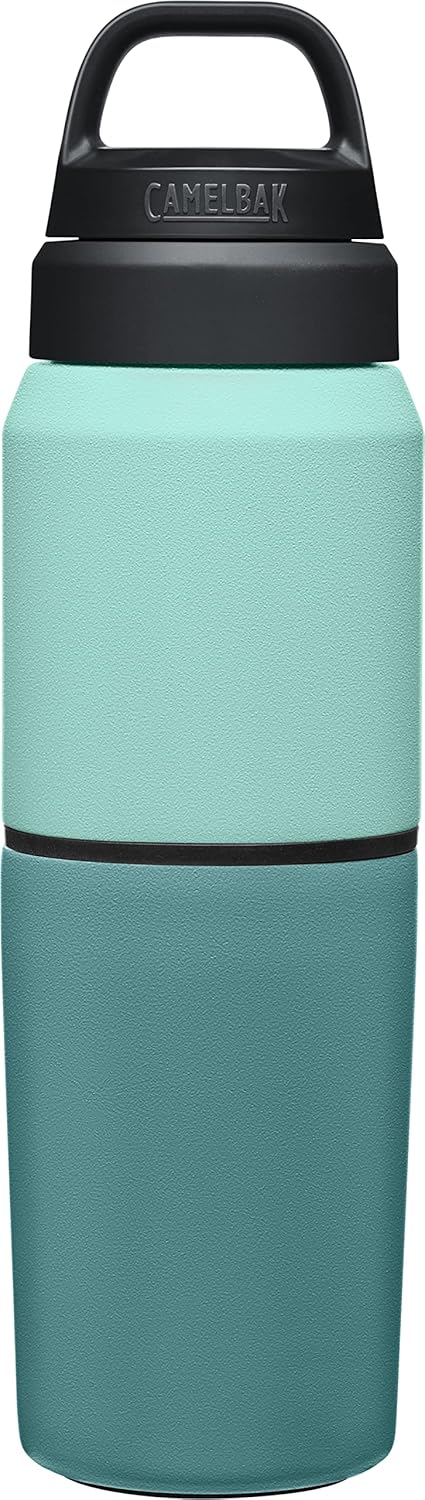 CamelBak Botella de agua y taza de viaje MultiBev – Acero inoxidable aislado