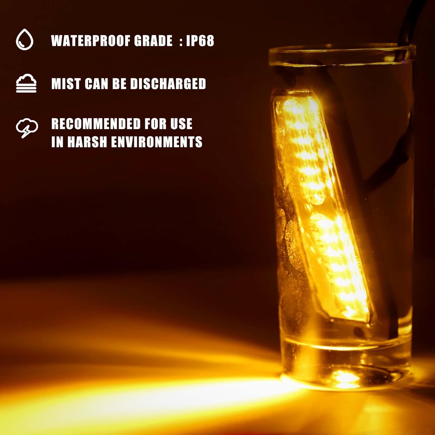 Luces de emergencia para vehículos, Kit de luces estroboscópicas de emergencia de montaje en superficie de la parrilla de la luz de la parrilla de