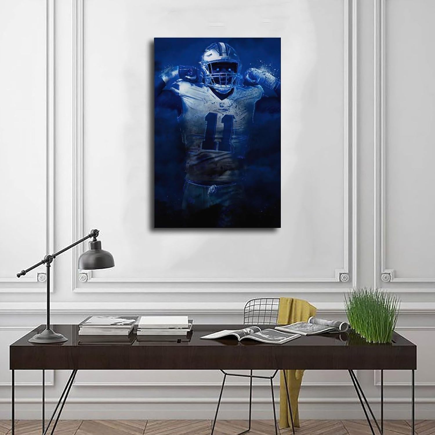 BAVIEN Póster de Micah Parsons en lienzo de fútbol americano, decoración de dormitorio, paisaje deportivo, oficina, habitación, regalo, sin marco 12