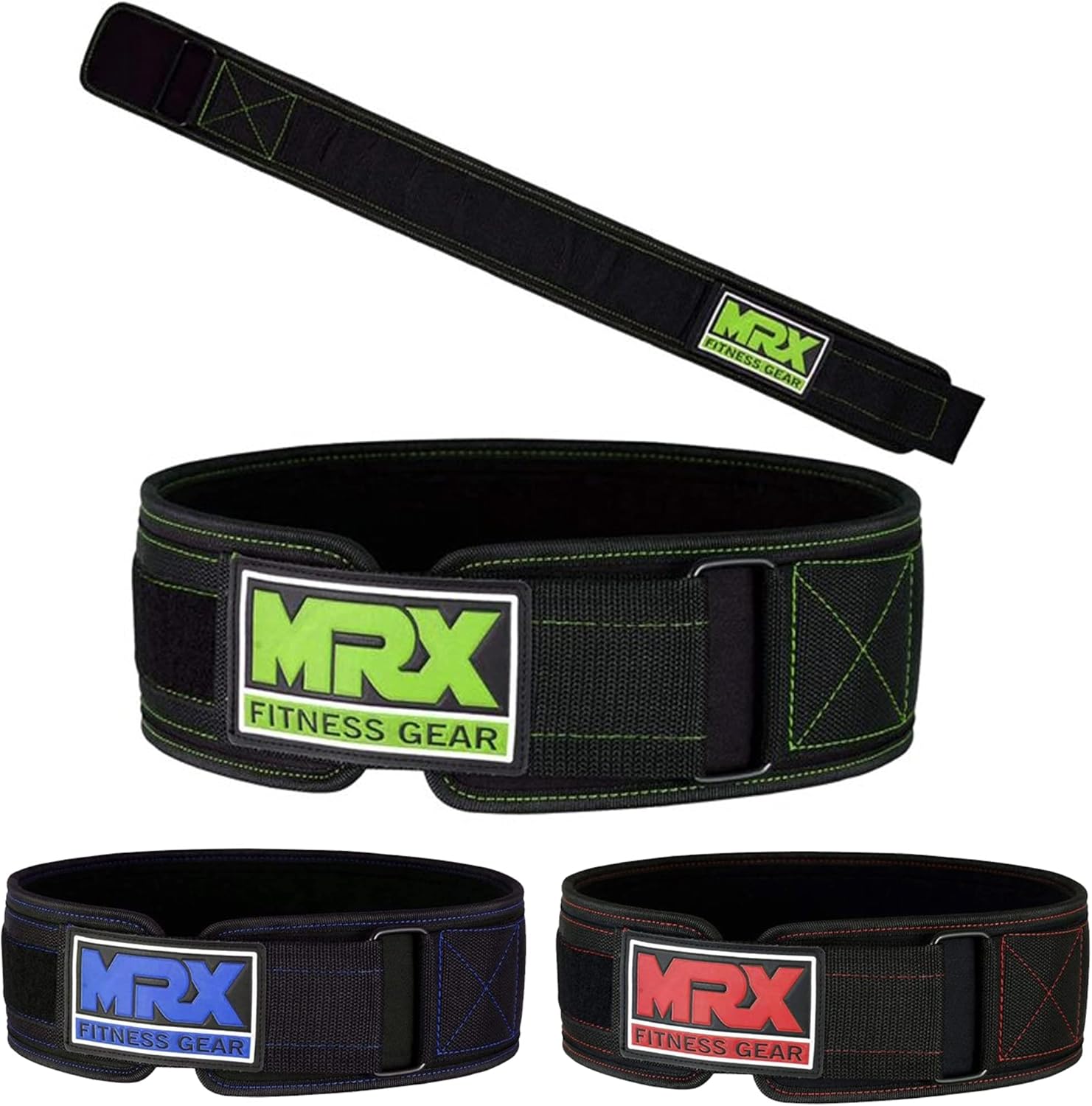 MRX neopreno cinturón de levantamiento de peso Palanca Gimnasio Ejercicio Soporte de la espalda Culturismo CrossFit Fitness Entrenamiento Potencia