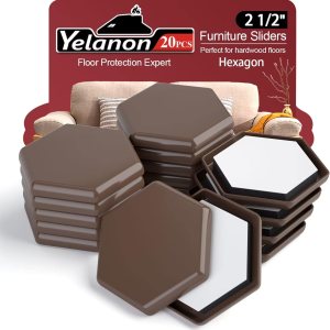 20 deslizadores de muebles hexagonales de 2 12 pulgadas para alfombras, almohadillas de muebles, suelos de madera dura, movidores de muebles 20 deslizadores de muebles hexagonales de 2 12 pulgadas para alfombras, almohadillas de muebles, suelos de madera dura, movidores de muebles