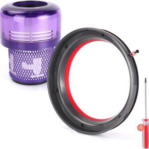 Repuesto para anillo de sellado y filtro de contenedor de polvo Outsize SV16 SV29 compatible con Dyson Outsize V11AbsolutePlusGen 5Extra 970423-01 Repuesto para anillo de sellado y filtro de contenedor de polvo Outsize SV16 SV29 compatible con Dyson Outsize V11AbsolutePlusGen 5Extra 970423-01