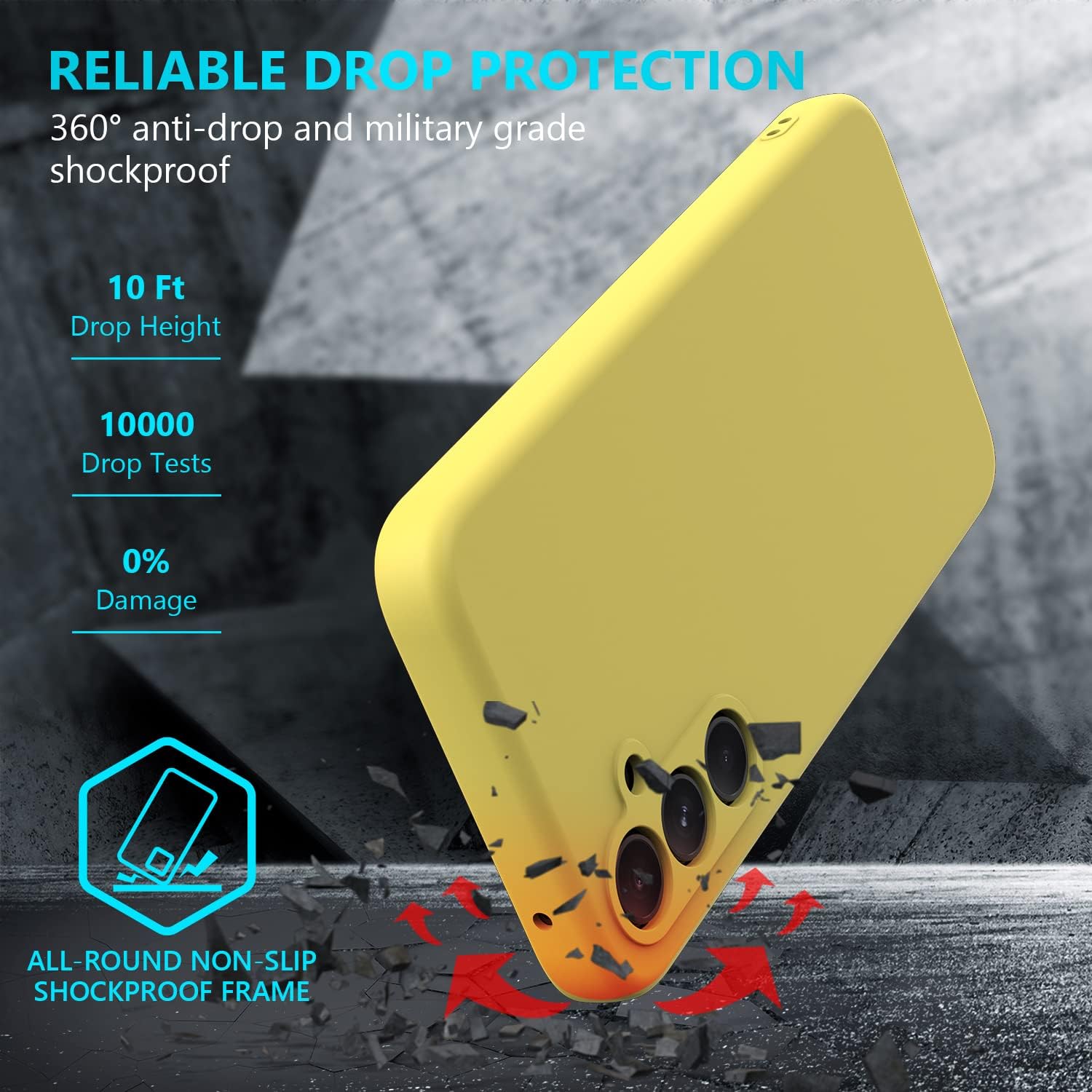 Saruoza Funda compatible con Samsung Galaxy A54 5G, diseñada para Galaxy A54, funda delgada de silicona a prueba de golpes con forro de microfibra