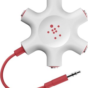 Bifurcador de auriculares Belkin Rockstar Rojo Bifurcador de auriculares Belkin Rockstar Rojo