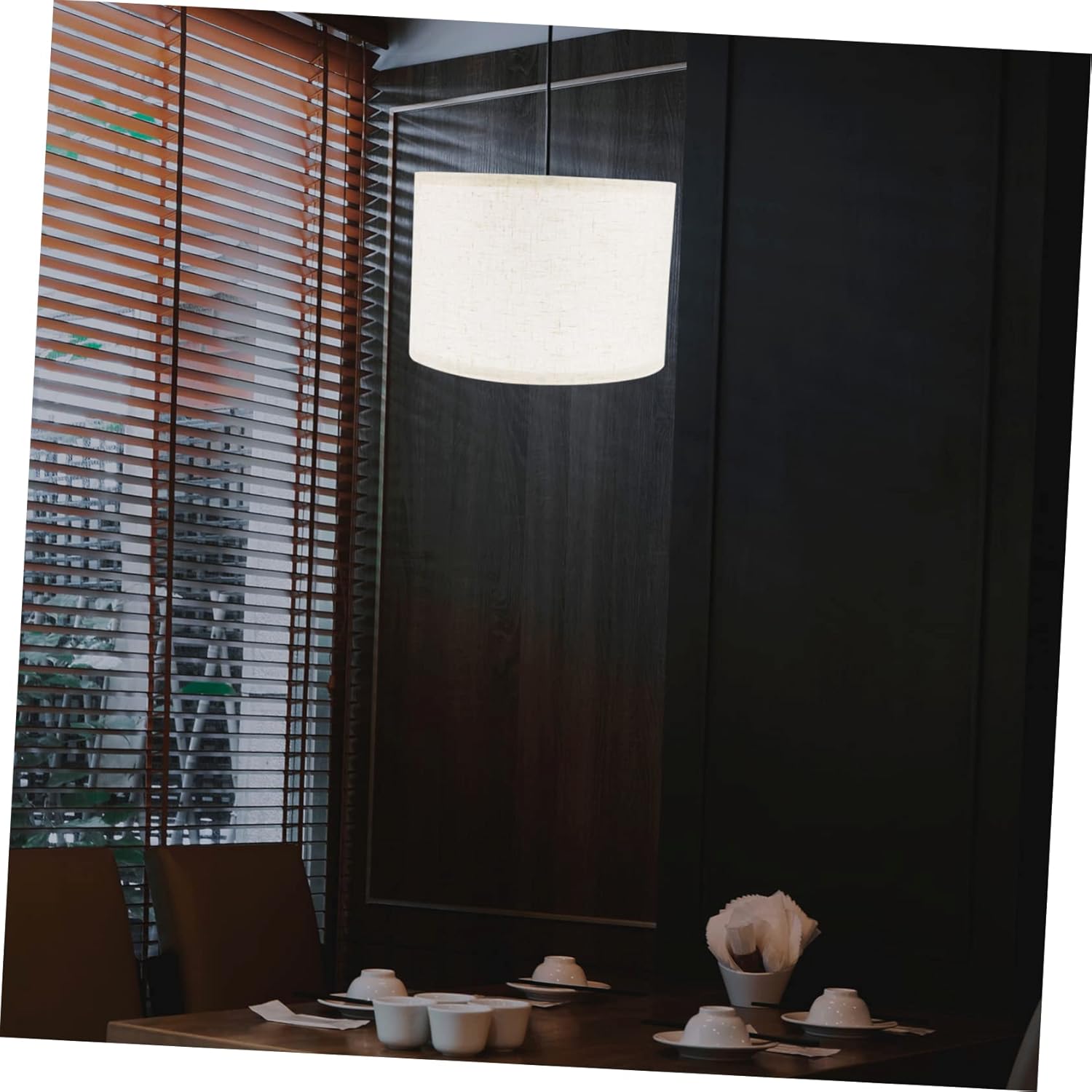 Housoutil 4 unids pantalla de tela al aire libre aplique de pared luces rústico mesa lateral cortina soporte lámpara lámparas lámparas hogar