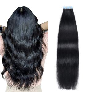 SUYYA – Extensiones de cabello humano adhesivas extensiones de cabello adhesivas, invisibles, lacias y sin costuras 20 unidades de 1.76 onzas, 18 SUYYA – Extensiones de cabello humano adhesivas extensiones de cabello adhesivas, invisibles, lacias y sin costuras 20 unidades de 1.76 onzas, 18