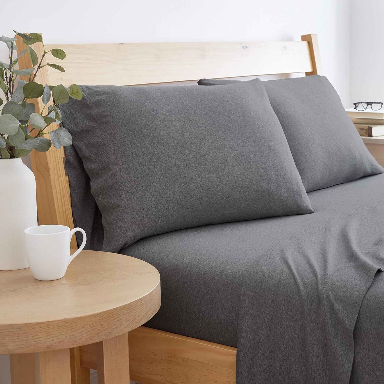 Juego de sábanas Crescent Bedding de 100% algodón, extralargas, suaves y cómodas para cama de dos plazas