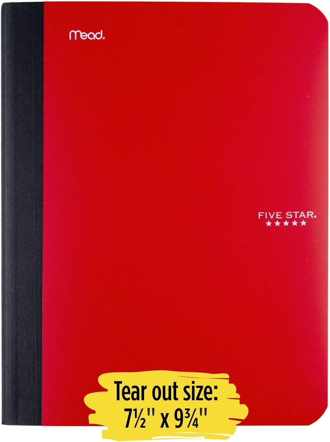 Cuadernolibreta de 100 hojas con renglones Five Star Composition