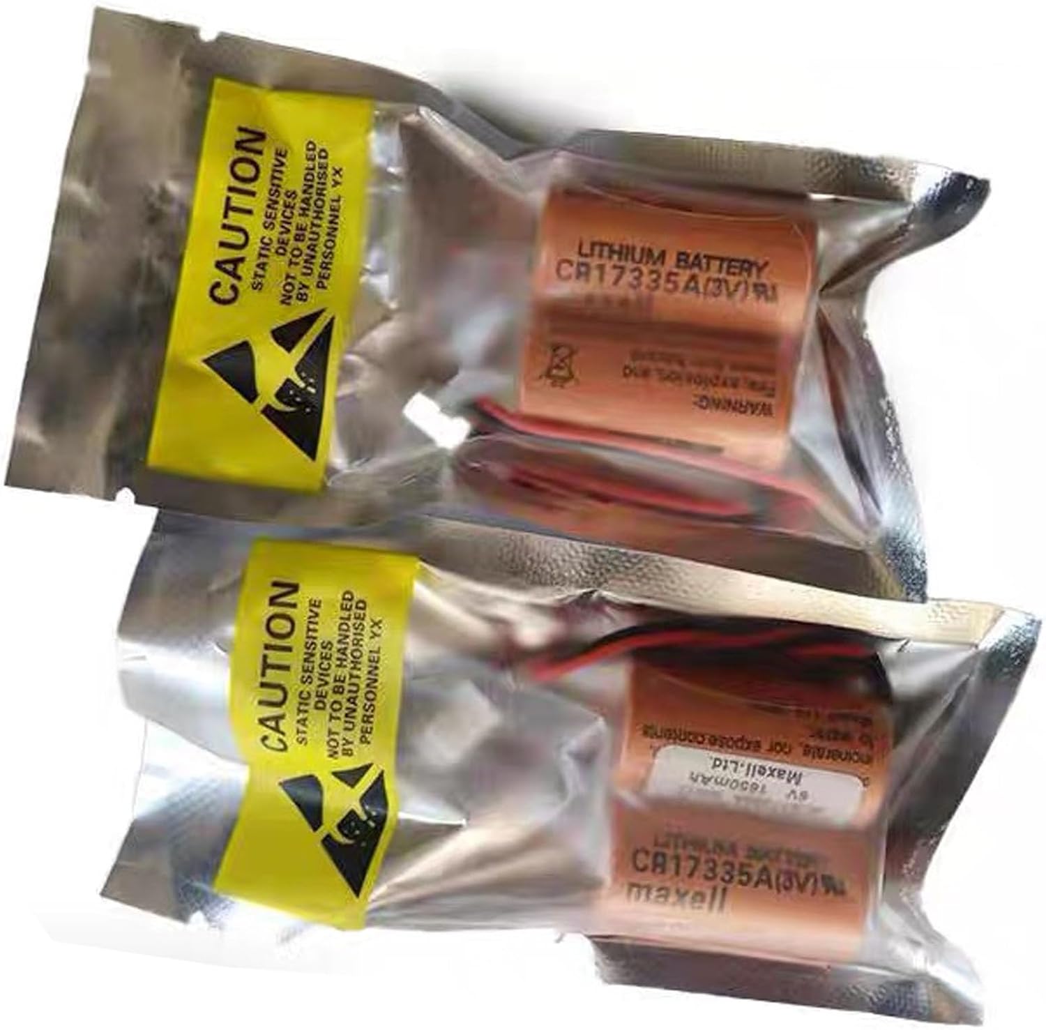 WELLVEUSPaquete de 20 MR-BAT6V1 2CR17335A WK17 6V 1650mAh para Mitsubishi M80 Driver MR-J4 servo System