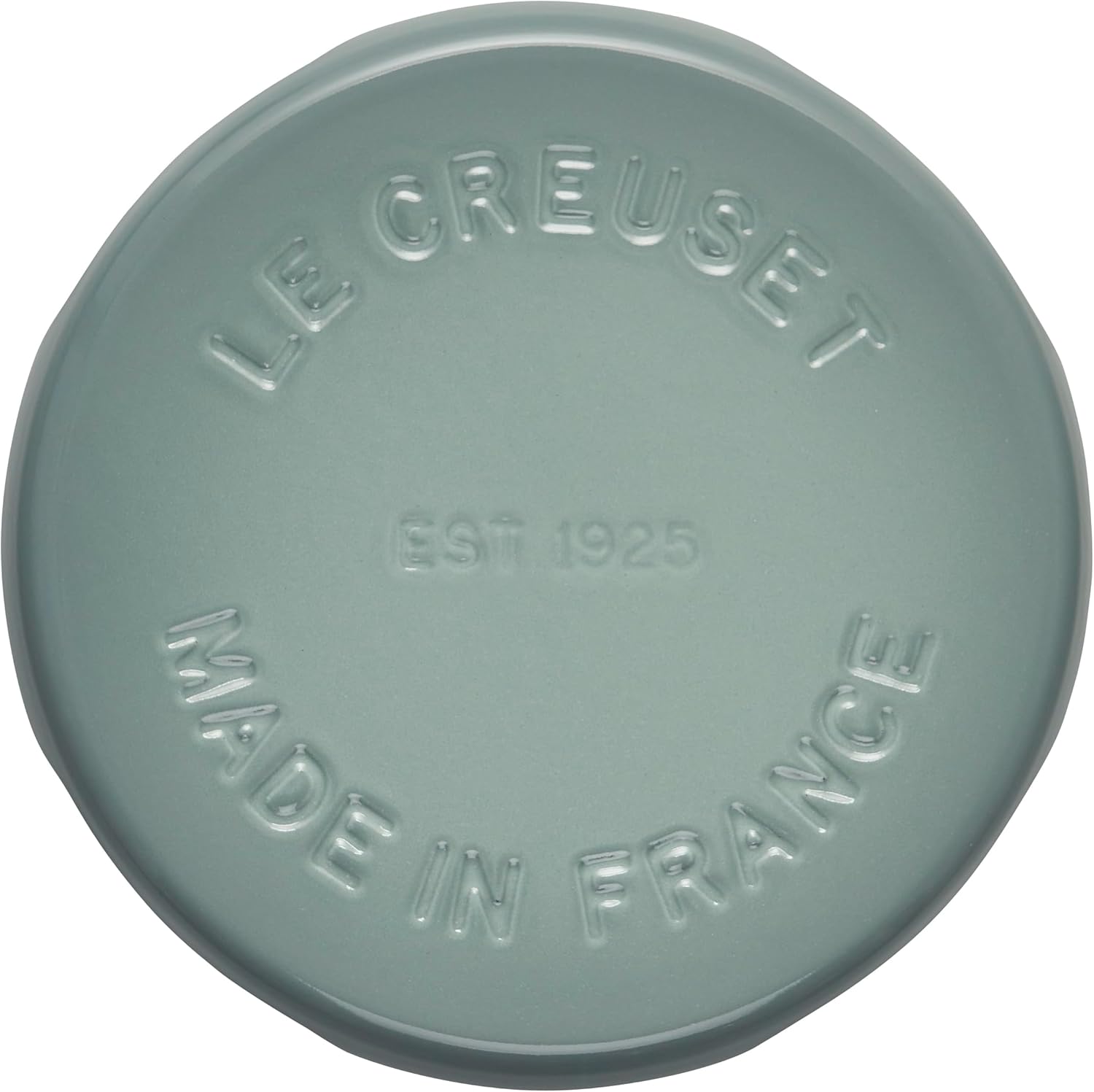 Le Creuset Salvamanteles Signature de hierro fundido esmaltado, 8.8 pulgadas, sal marina