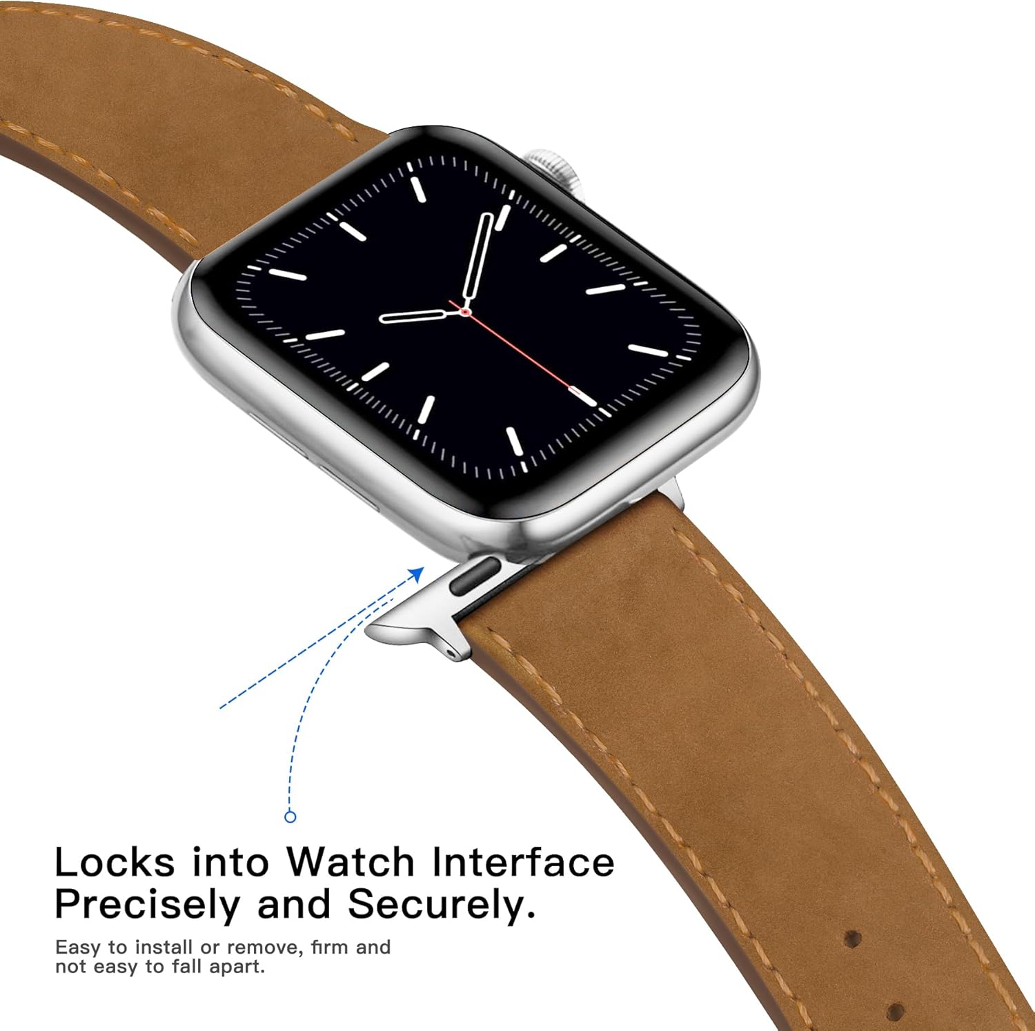 Marge Plus Compatible con Apple Watch Band Series SE 9, 8, 7, 6, 5, 4, 3, 2, 1, Ultra de 1.929 in, 1.772 in, 1.614 in, 1.732 in, 1.575 in, 1.654 in,