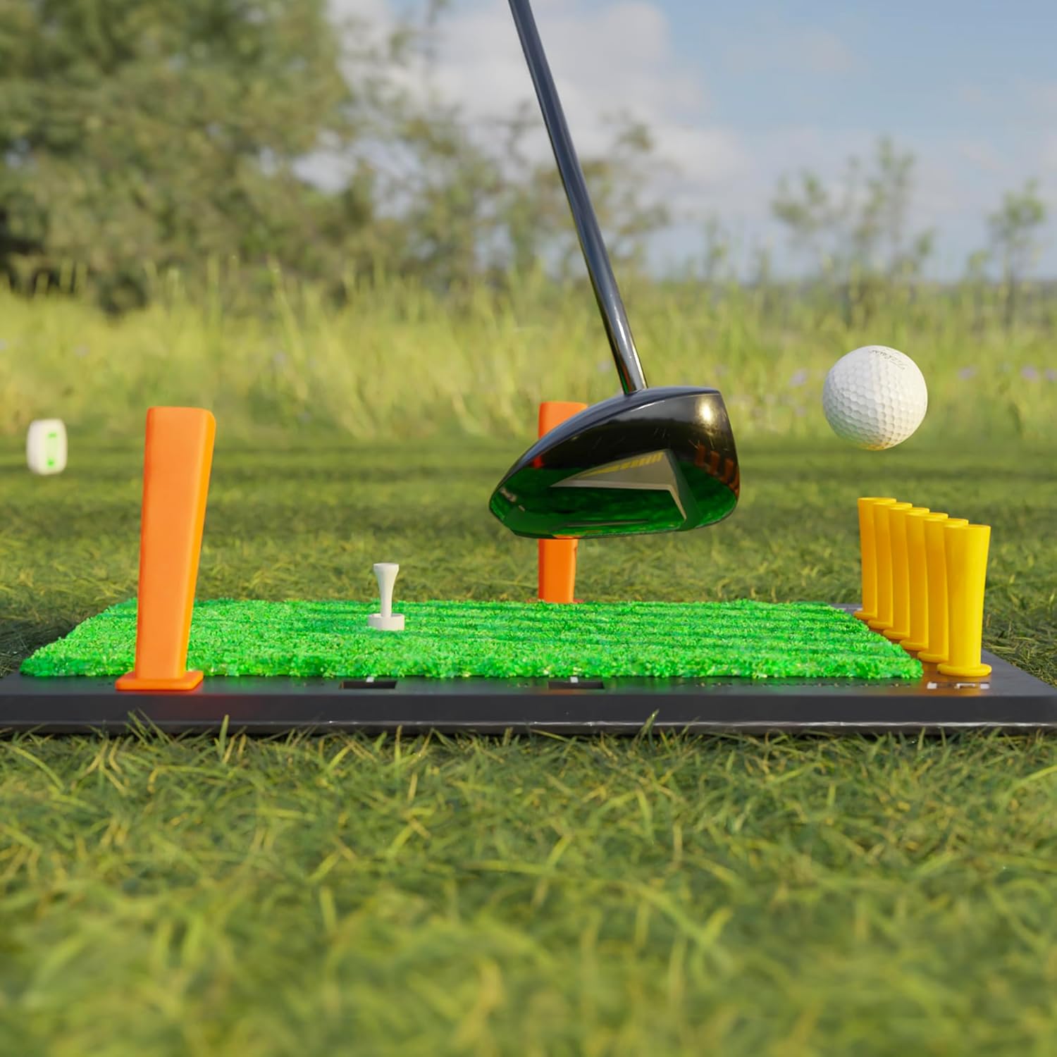 Performance Golf Entrenador de swing de golf de plataforma de lanzamiento – Herramienta de dominio de Slice I Swing por Hank Haney I Comentarios
