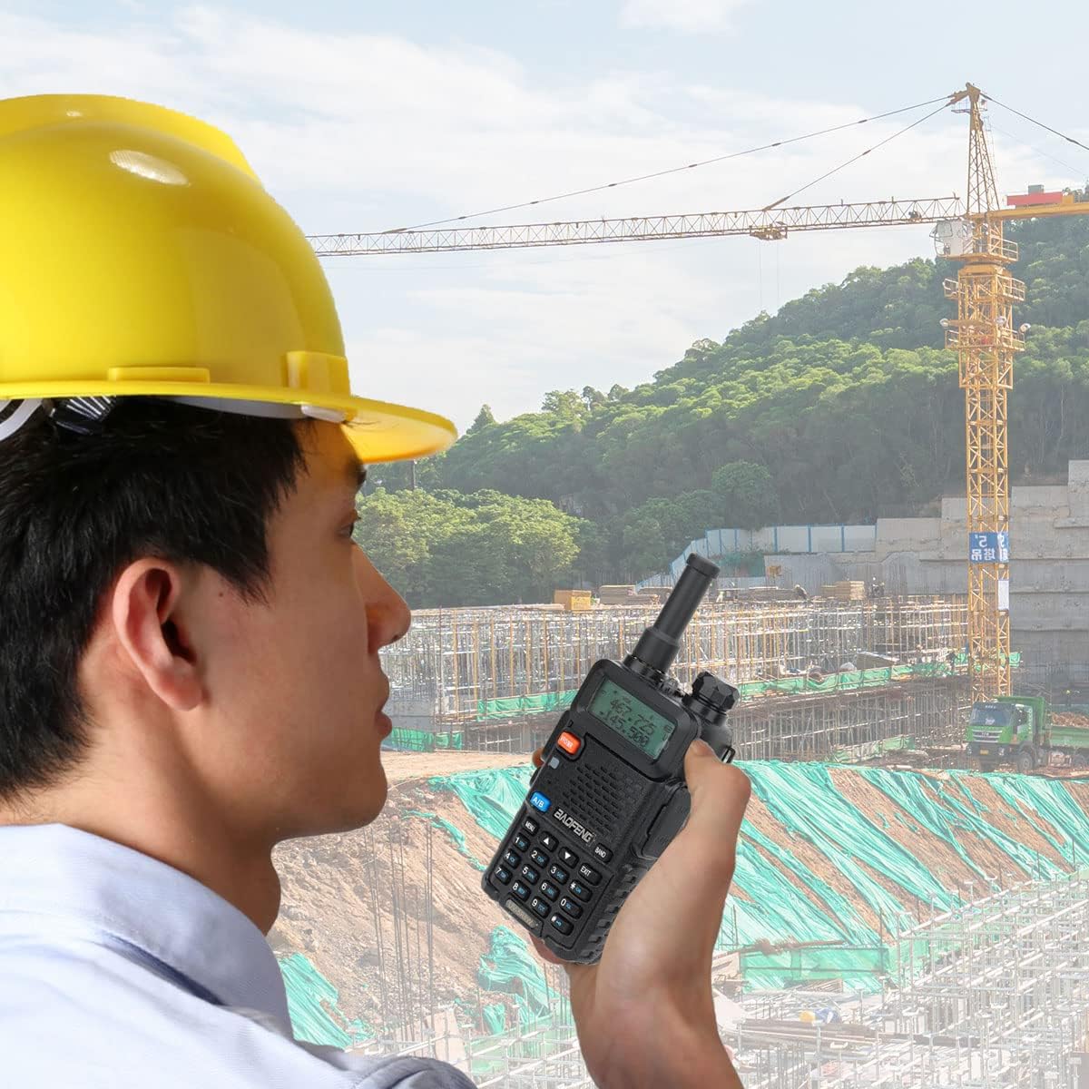 BaoFeng Mini antena corta Walkie Talkie SMA- Hembra UHF 400-470MHz Antena de largo alcance de alta ganancia para Baofeng BF-888S, UV-5R, UV-82,