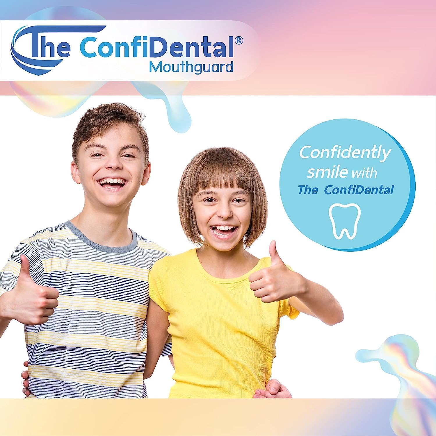 Protector bucal para rechinar los dientes por la noche, 2 modelos para niños o pequeñas, paquete de 6 protectores nocturnos dentales moldeables para