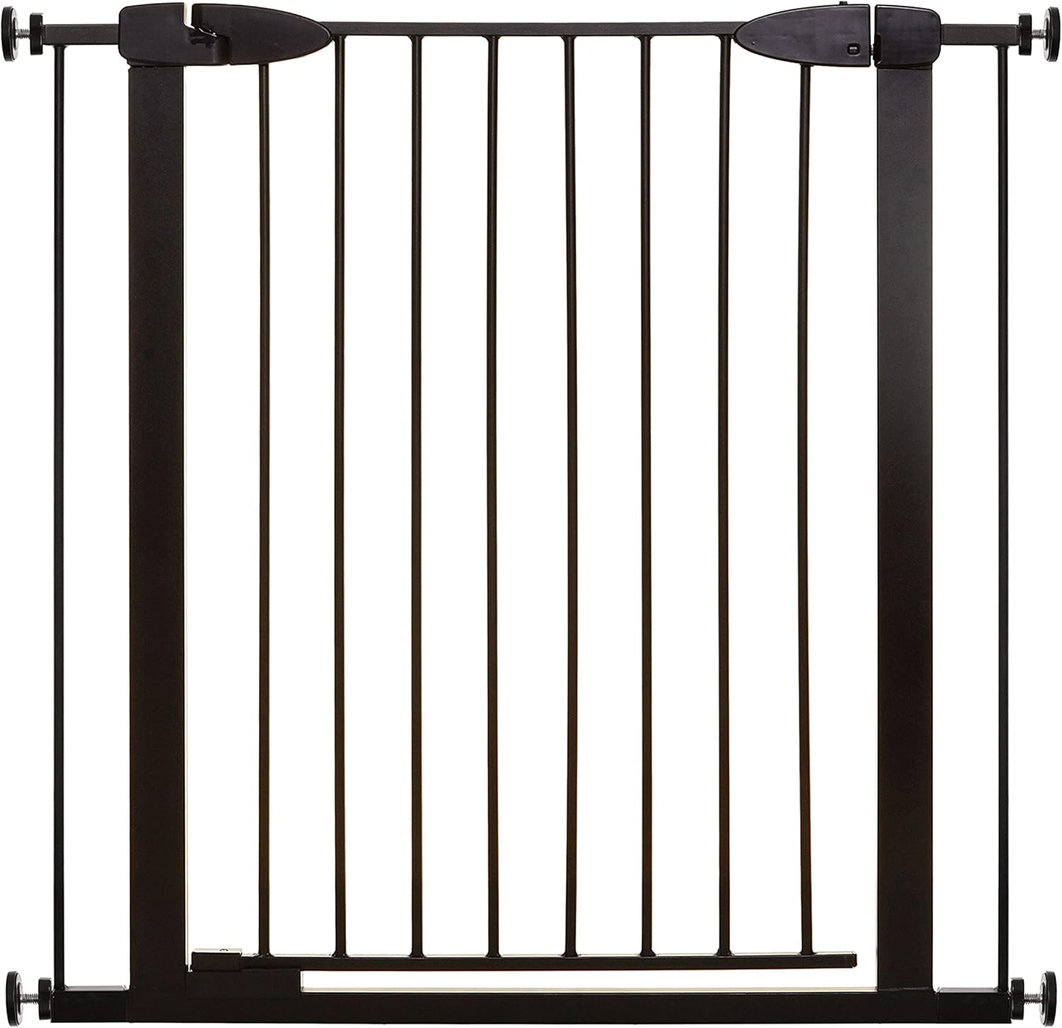 Dreambaby Boston – Puerta extra alta de cierre automático con indicador de comprobación Ezy – Negro