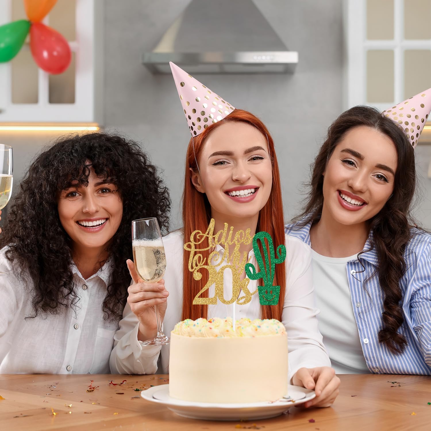 Decoración para tartas de Adios a mis 20 años, temática mexicana “Adiós a mis 20, 30 y fabulosa”, decoraciones de fiesta de feliz cumpleaños de 30