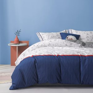 Simple&Opulence Funda de edredón 100% algodón orgánico para niños y adolescentes, funda de edredón suave de 4 piezas con cierre de cremallera, juego Simple&Opulence Funda de edredón 100% algodón orgánico para niños y adolescentes, funda de edredón suave de 4 piezas con cierre de cremallera, juego