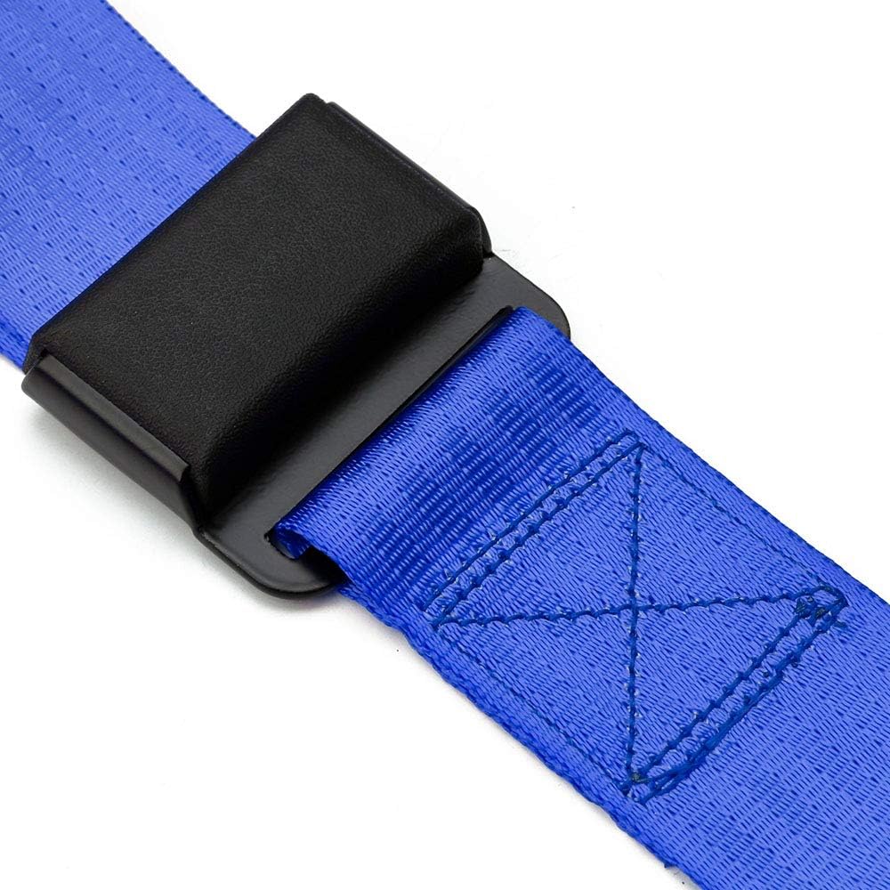 eat Belts Style Competition – Arnés de seguridad de 4 puntos a presión de 2 pulgadas, arnés de cinturón de seguridad con Camlock (azul)