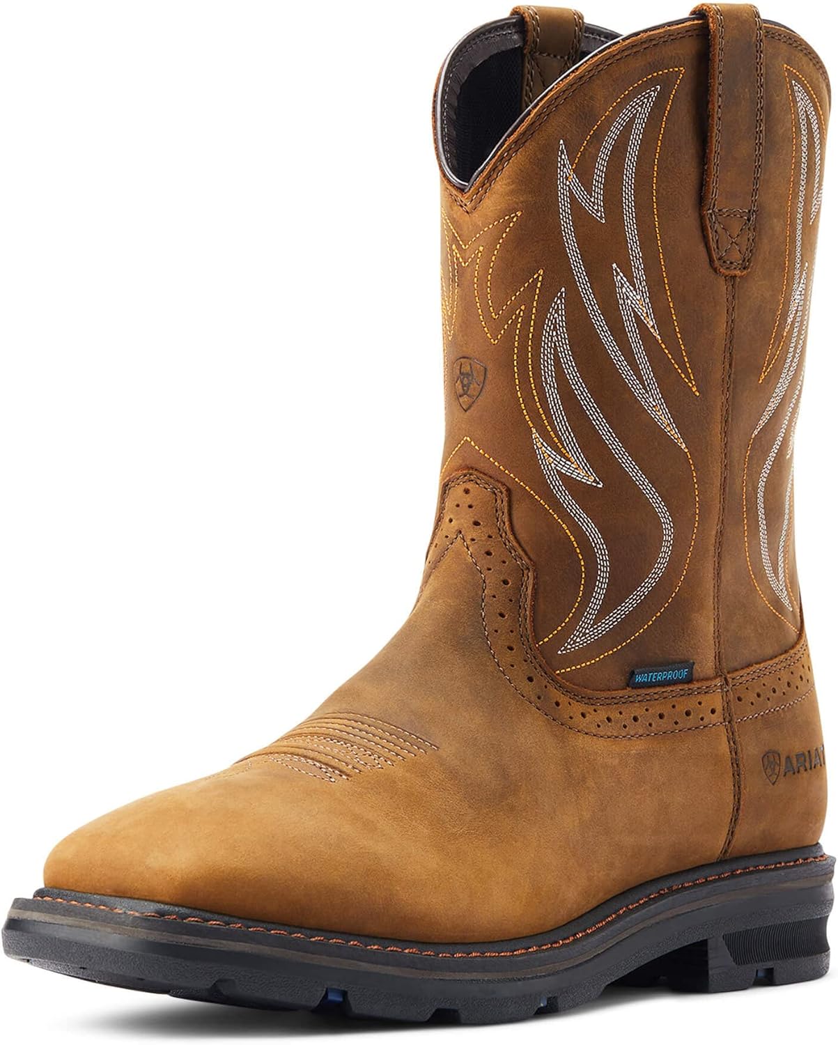 Ariat Sierra Shock Shield – Botas de trabajo impermeables para hombre