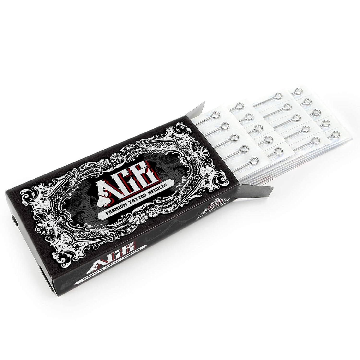Agujas ACE, 50piezas Agujas para tatuaje previamente esterilizadas