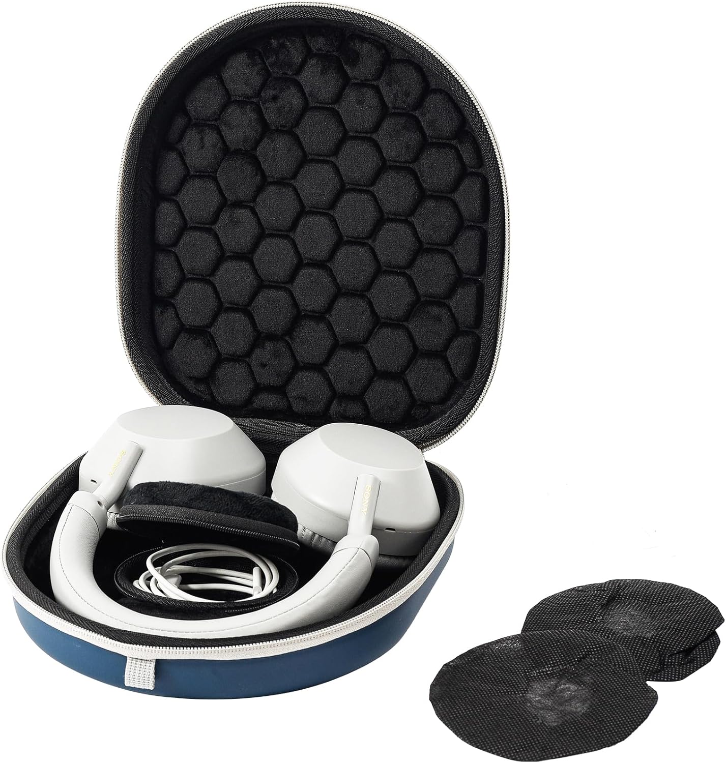 ProCase Funda rígida para auriculares inalámbricos Sony WH1000XM5WH1000XM4WHXB910N WHCH710N WHXB900N Bose 700QC35 II con cancelación de ruido, bolsa