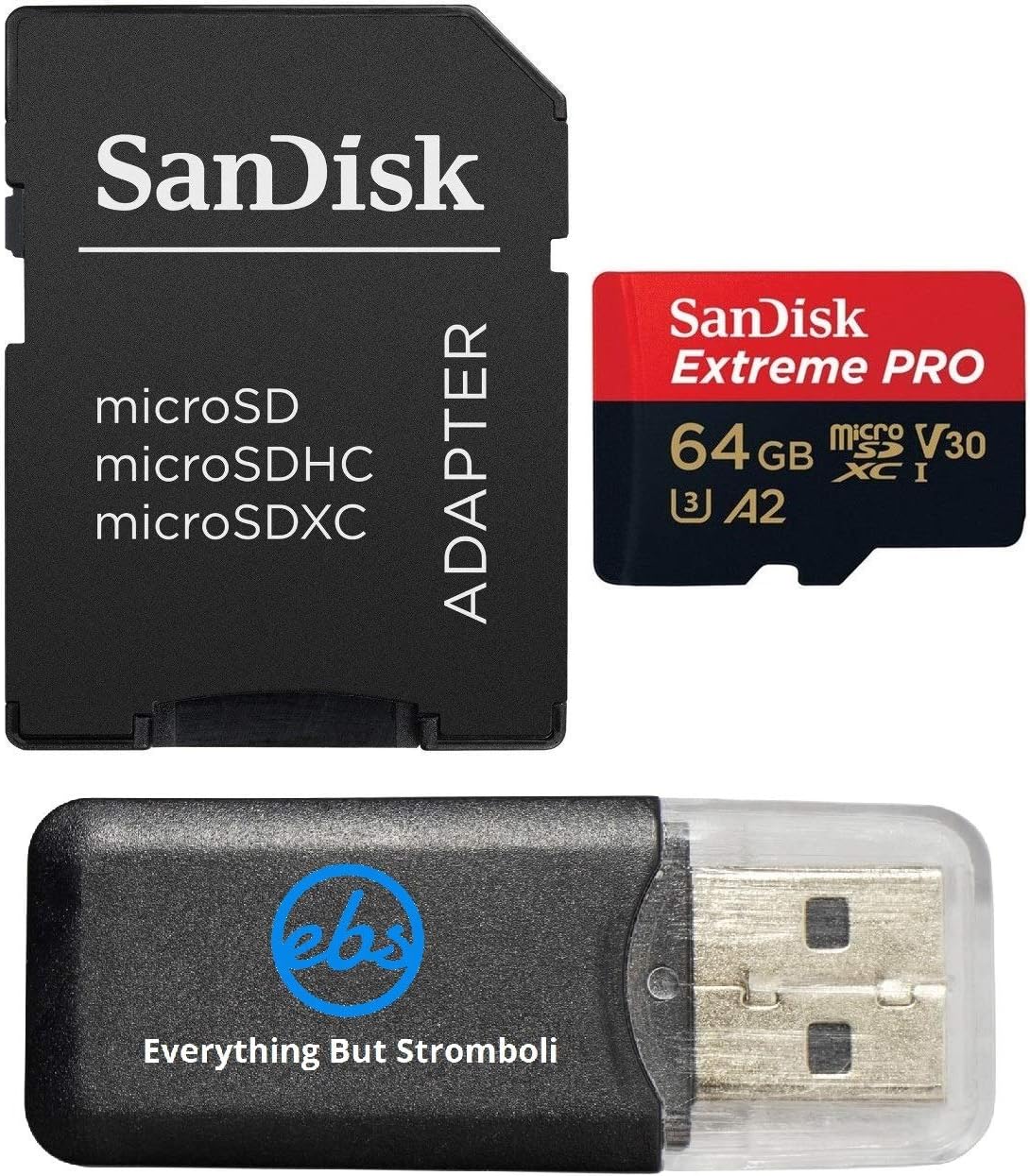 Sandisk Extreme Pro – Tarjeta de memoria 4K de 64 GB para GoPro Hero 6, Fusion, Hero 5, Karma Drone, Hero 4, Session, Hero 3, 3+, Hero + Black –