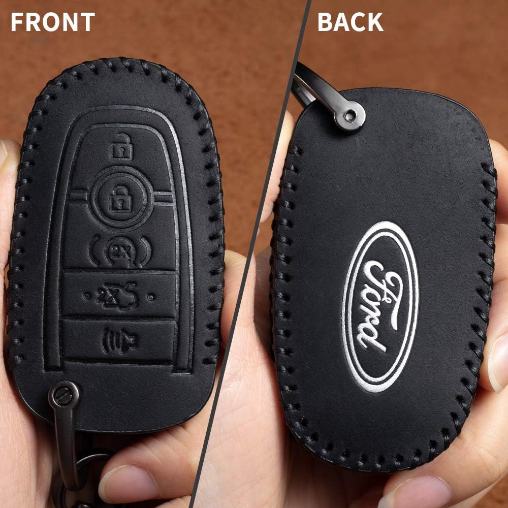 Loyal Guard Funda de repuesto para llave de coche Ford Ecosport Edge Escape Explorer F-150 Raptor F-250 F-350 F-450 F-550 Fusión Mondeo Mustang