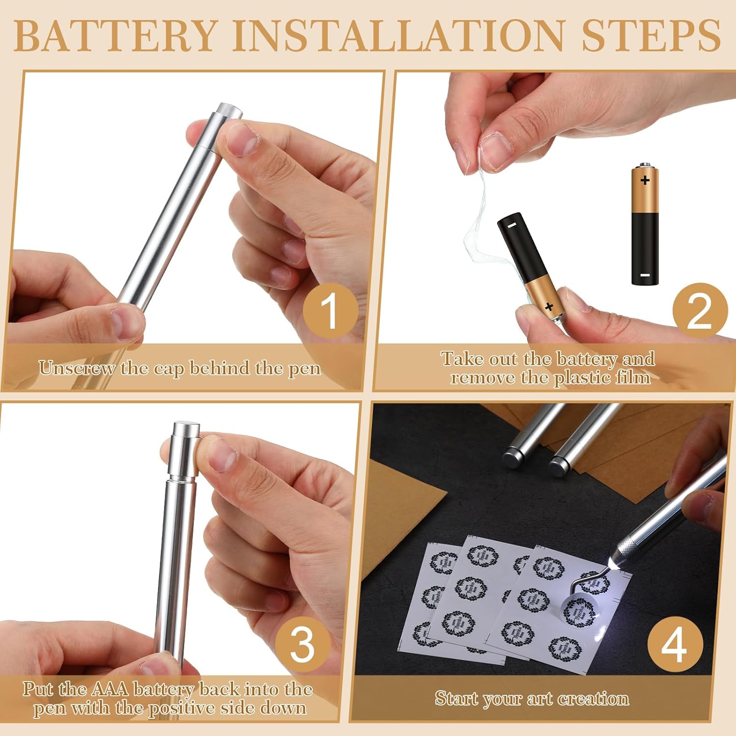 3 herramientas de deshierbe para vinilo con juego de luces LED, bolígrafo de alfiler, herramienta de deshierbe para manualidades, pinzas para