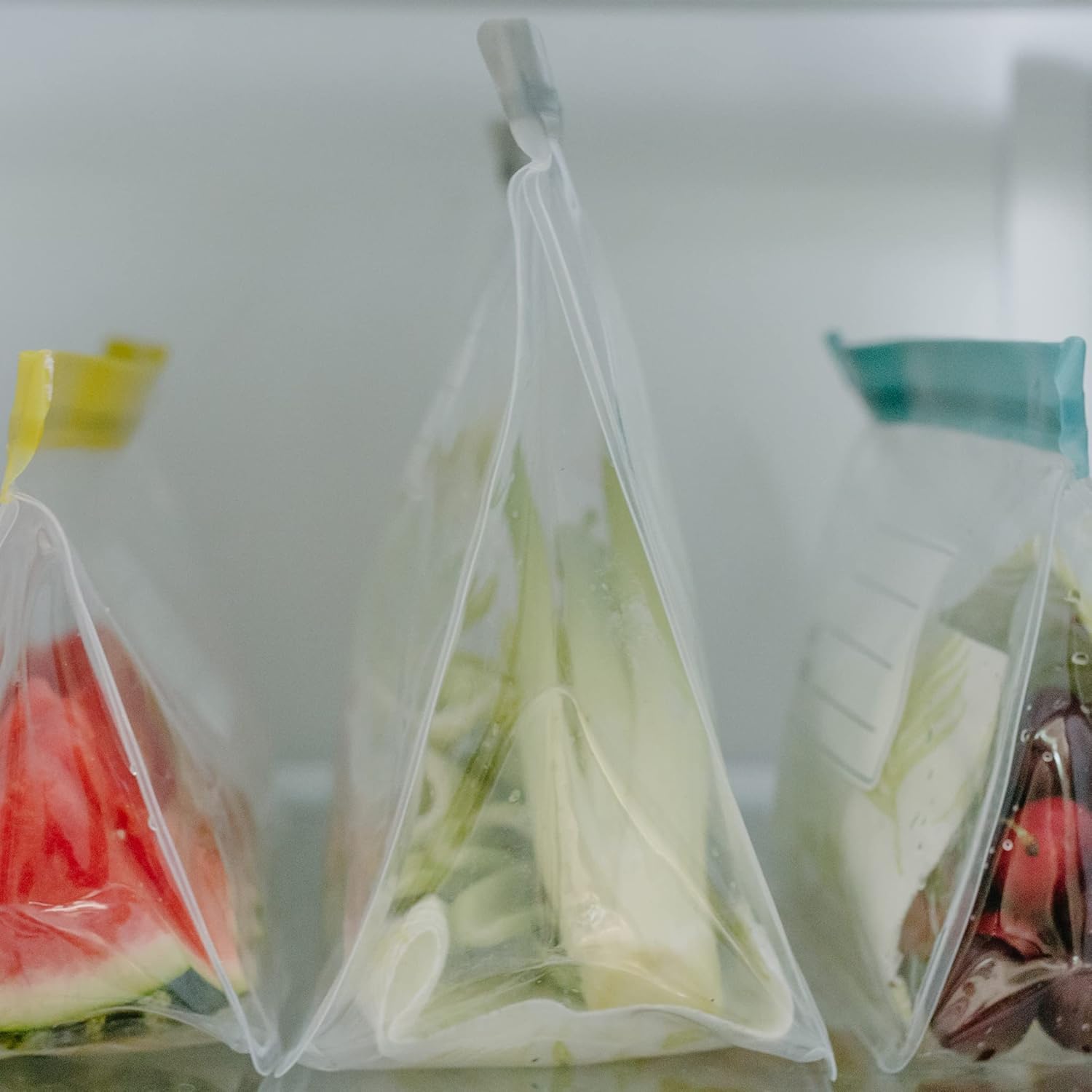 Full Circle Ziptuck – Bolsa de almacenamiento grande reutilizable para productos, segura para alimentos, bolsa de almacenamiento de alimentos sin