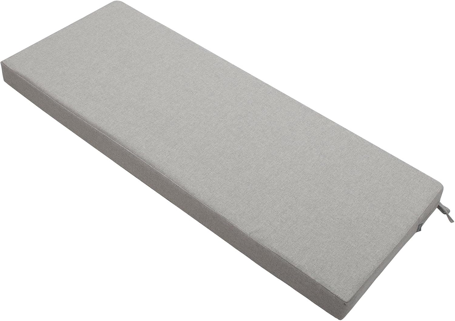 Fundas de cojín para sofá biplaza para banco de patio (solo funda de repuesto, sin relleno), funda de cojín impermeable resistente a la decoloración