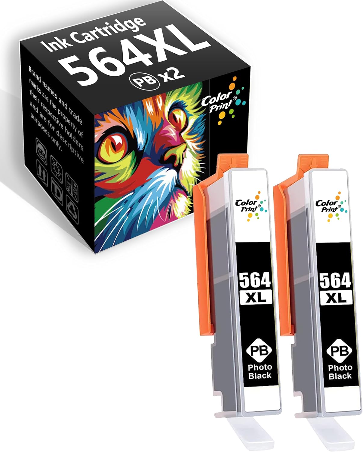 Cartucho de tinta compatible 564XL PBK de repuesto para HP 564XL Photo Black para impresora PhotoSmart B8550 C6340 C6350 C6380 D5445 D5460 D7560