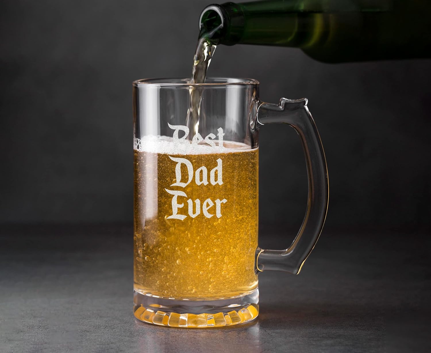 TEEAMORE Tazas de cerveza personalizadas para añadir tu texto, vaso de cerveza grabado, cumpleaños, aniversario, boda, inauguración de la casa (12