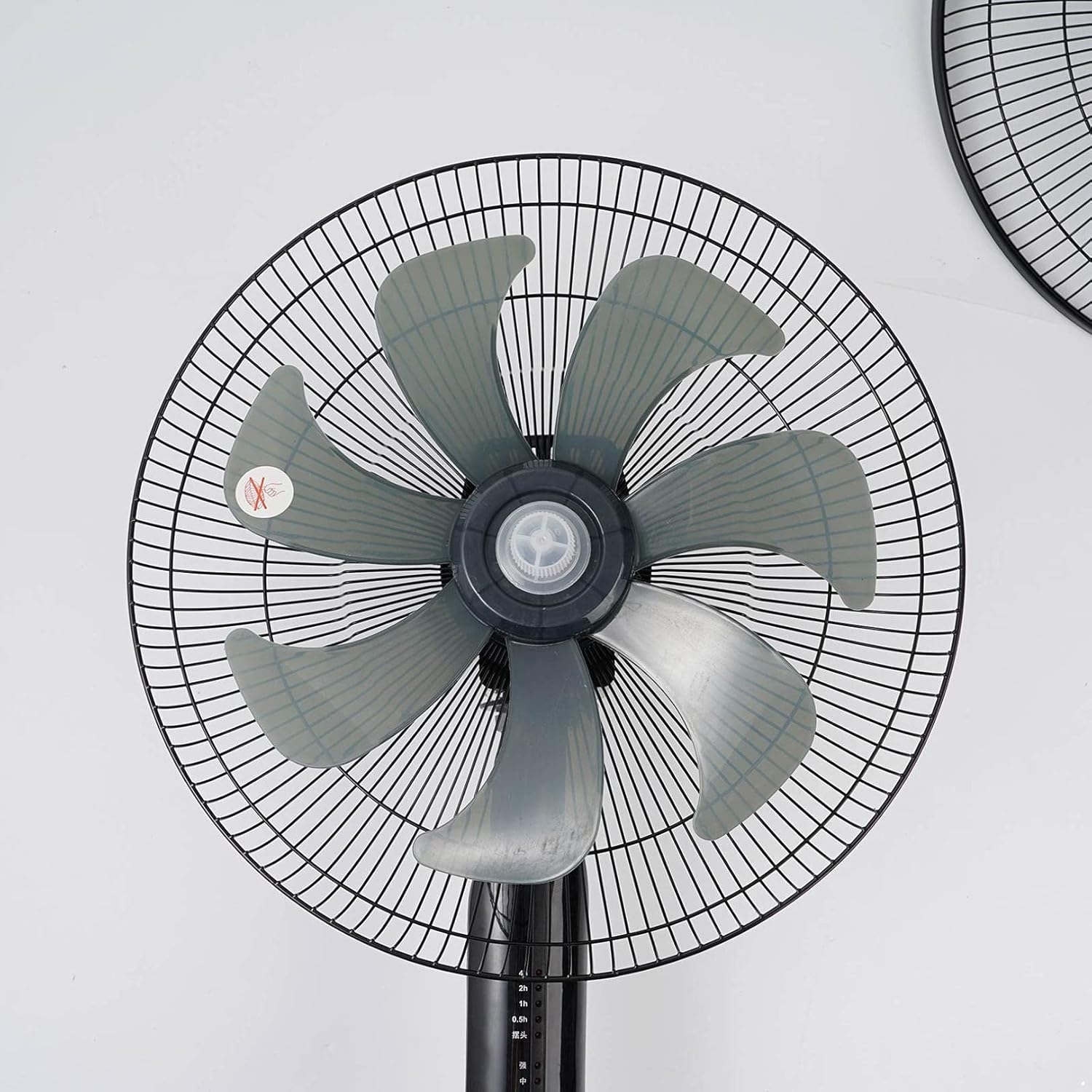 FEESHOW Ventilador universal de plástico de 16 pulgadas, 57 hojas, con cubierta de tuerca, para el hogar, ventilador de pie, ventilador de mesa,