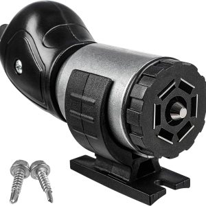 Enchufe de remolque de 7 pines, enchufe de remolque de 7 vías con soporte de montaje para portador de automóvil, barco, ATV, Chevrolet, Ford, Dodge, Enchufe de remolque de 7 pines, enchufe de remolque de 7 vías con soporte de montaje para portador de automóvil, barco, ATV, Chevrolet, Ford, Dodge,