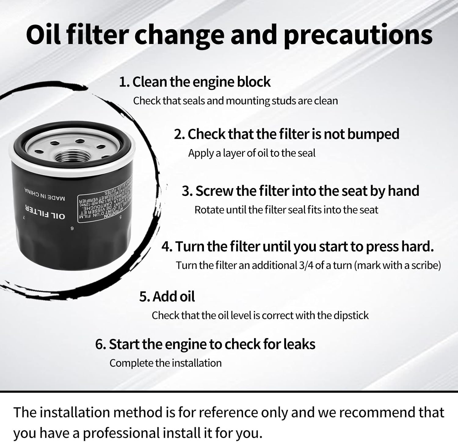 XuLong Filtro de aceite 5GH-13440-61-00 5GH-13440-71-00 compatible con YAMAHA YFM350 YFM660 GRIZZLY AUTO 2X4 4X4 346 350 660 YFM350X YFM700F YFM550F