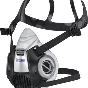 Dräger X-plore 3300 Máscara respiradora de media cara, tamaño L, aprobada por NIOSH Dräger X-plore 3300 Máscara respiradora de media cara, tamaño L, aprobada por NIOSH