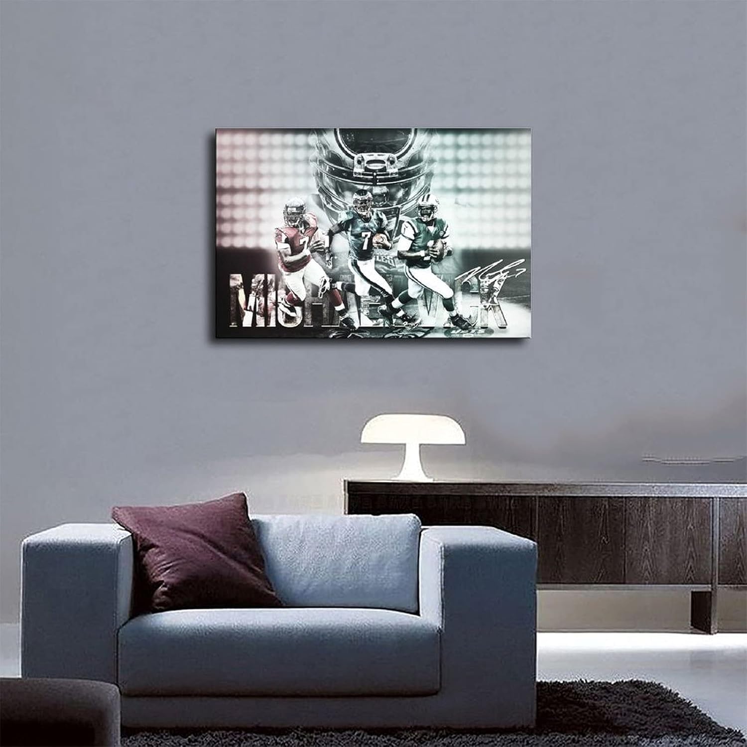 YANGGUANG Pósteres de Michael Vick para retrato, arte en lienzo para dormitorio, decoración de pared, oficina, dormitorio, habitación, regalo, sin