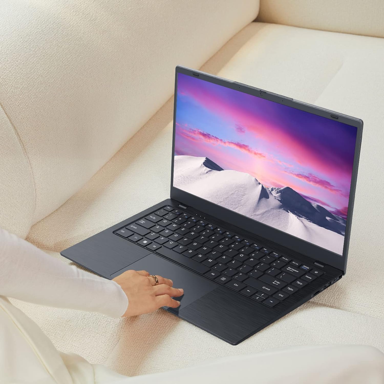 BiTECOOL Computadora portátil, 12 GB RAM 256 GB NVMe SSD, Intel N5095 Quad Core (hasta 2.9 GHz), pantalla FHD IPS de 14 pulgadas, portátil Windows