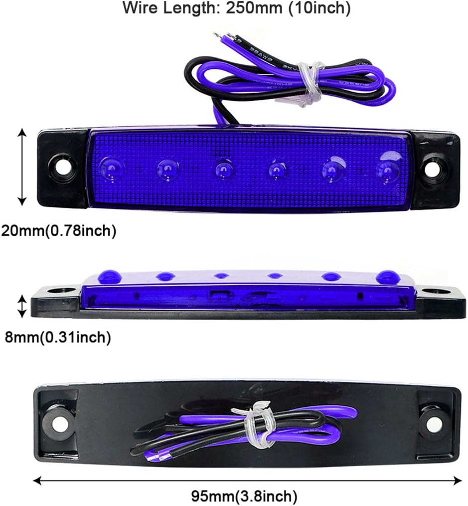 Shangyuan – Tira de luces LED marinas, tira de luces de cortesía, iluminación led marina, luces de cortesía para barco, tira de luces de 12 voltios,