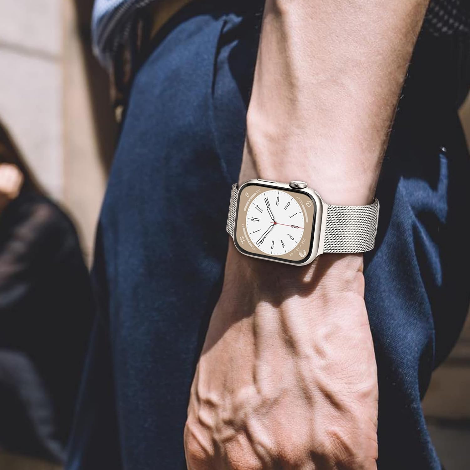 Paquete de 3 correas compatibles con Apple Watch de 1.496 pulgadas, 1.575 pulgadas, 1.614 pulgadas, 1.654 pulgadas, 1.732 pulgadas, 1.772 pulgadas,